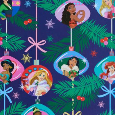 Papel regalo festivo princesas Disney