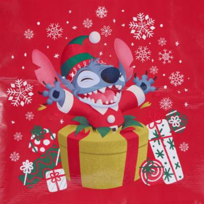 Stitch Christmas Reusable Shopper, Lilo & Stitch, Large Size