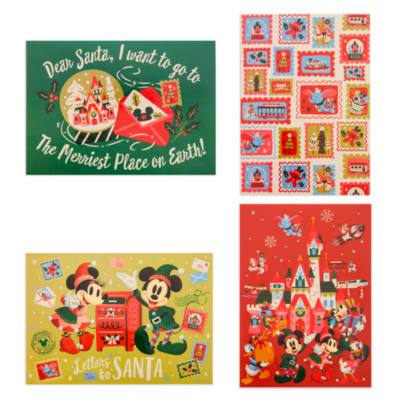 Mickey Mouse and Friends Festive Greeting Cards, Set of 16.