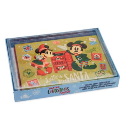 Mickey Mouse and Friends Festive Greeting Cards, Set of 16.