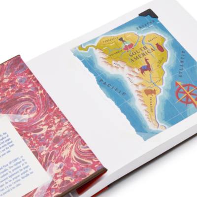 Oben - Abenteuerbuch - Mini-Nachbildung - Tagebuch