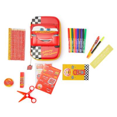 Lightning McQueen Zip-Up Stationery Kit, Disney Pixar Cars