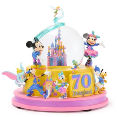 Mickey Mouse and Friends Disneyland Resort 70th Anniversary Light-Up Musical Snowglobe