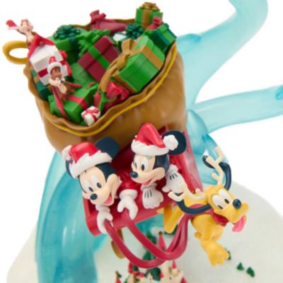 Santa Mickey Mouse and Friends Light-Up Festive Figure
