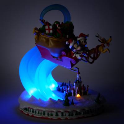 Santa Mickey Mouse and Friends Light-Up Festive Figure