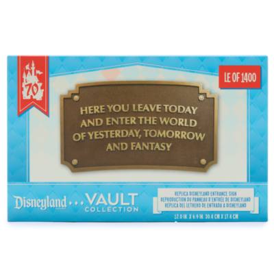 Disneyland Resort 70th Anniversary Limited Edition Replica Entrance Sign