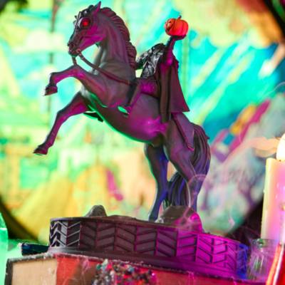 Figurine Le Cavalier sans t&ecirc;te, Le Crapaud et le Ma&icirc;tre d'&eacute;cole