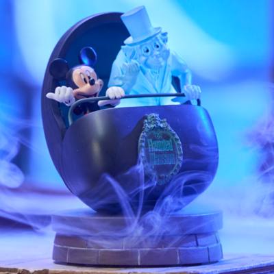 Mini statuetta luminosa Topolino e Phineas sul Doom Buggy, Haunted Mansion