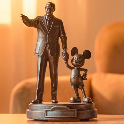 Walt Disney and Mickey Mouse ''Partners'' Figure