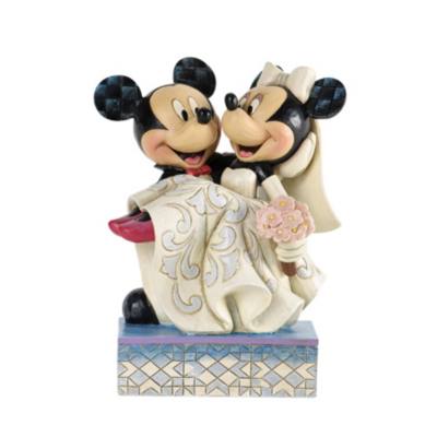 Enesco Mickey & Minnie 'Congratulations' Figurine