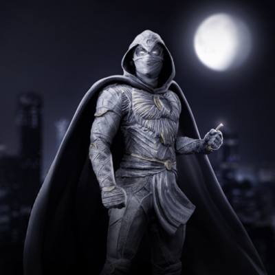 Iron Studios Moon Knight Art Scale Deluxe Collectible Figure
