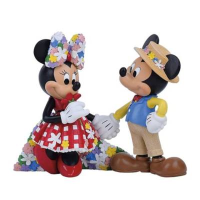 Enesco Figurine fleurie Mickey et Minnie