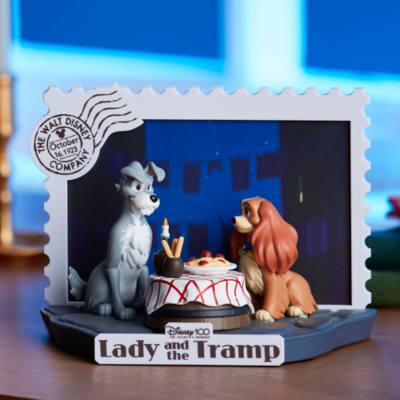 Beast Kingdom Lady and the Tramp Disney 100th Anniversary Figurine