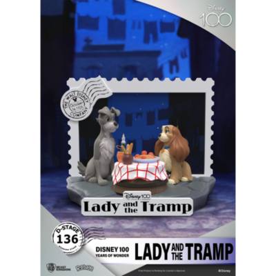 Beast Kingdom Lady and the Tramp Disney 100th Anniversary Figurine