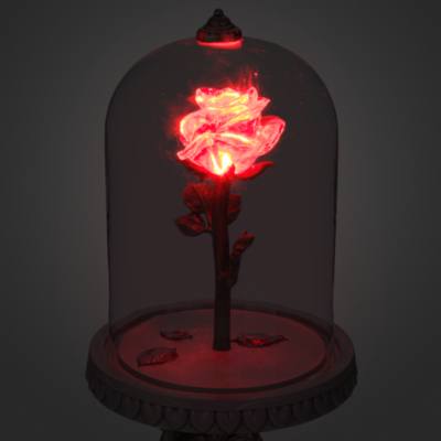 Beauty and the Beast Light-Up Enchanted Rose Replica