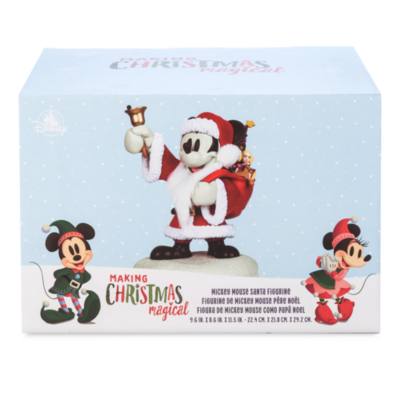 Figurita Mickey Mouse Pap&aacute; Noel