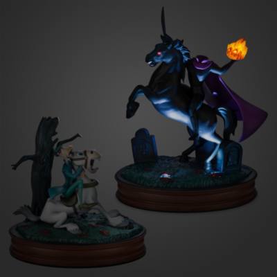 Ichabod Crane and Headless Horseman 75th Anniversary Light-Up Figure Set, The Adventures of Ichabod and Mr. Toad
