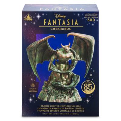 Fantasia - 85. Jubil&auml;um - Chernabog - Bronzefarbene Figur mit Leuchtfunktion in limitierter Edition