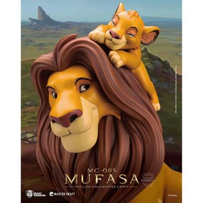 Beast Kingdom Mufasa and Simba Master Craft Limited Edition Figurine, The Lion King