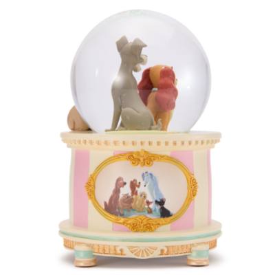 Lady and the Tramp Musical Snow Globe