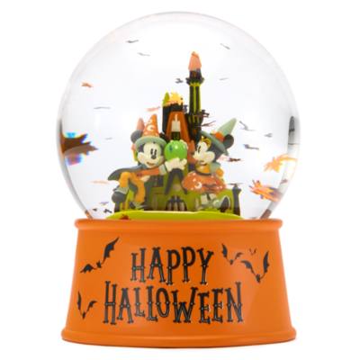 Mickey and Minnie Mouse Halloween Snow Globe | Disney Store