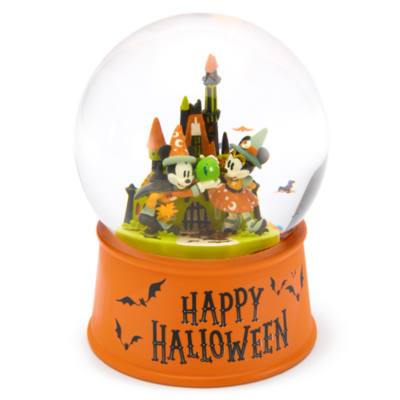 Mickey and Minnie Mouse Halloween Snow Globe