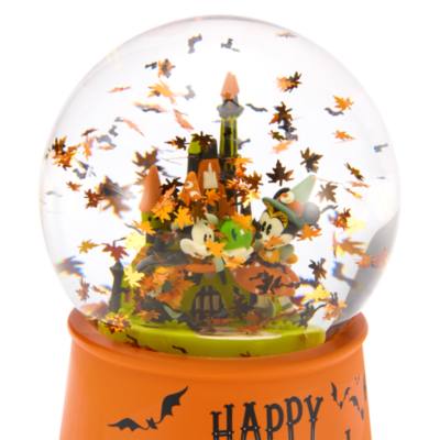 Mickey and Minnie Mouse Halloween Snow Globe