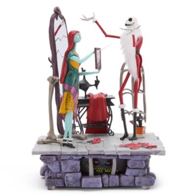 Figurine Jack Skellington et Sally lumineuse et musicale, L'Étrange Noël de monsieur Jack de Tim Burton | Disney Store