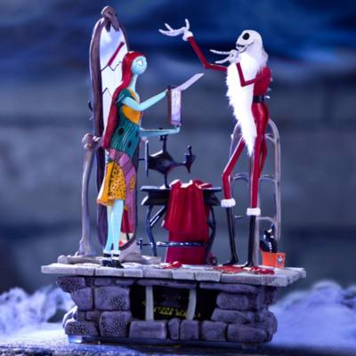 Jack Skellington and Sally Light-Up and Musical Figurine, Tim Burton's The Nightmare Before Christmas
