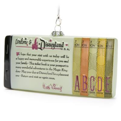 Disneyland Resort 70th Anniversary Disneyland Ticket Book Ornament