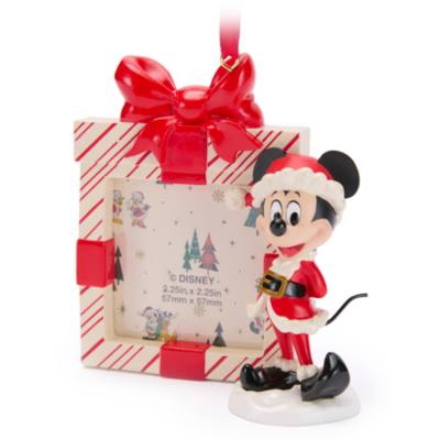 Santa Mickey Mouse Festive Frame Ornament