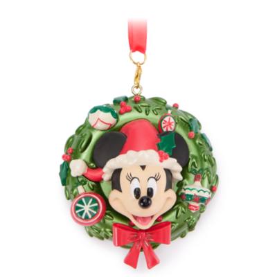 Minnie Mouse Wreath Ornament