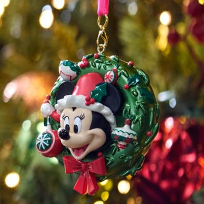 Minnie Mouse Wreath Ornament