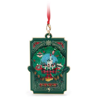 Disney Castle Metal Ornament