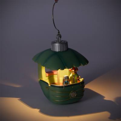 Judy Hopps and Nick Wilde Gondola Light-Up Living Magic Sketchbook Ornament, Zootropolis