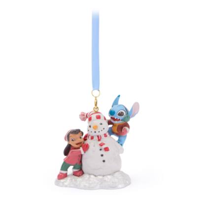 Lilo and Stitch Winter Sketchbook Ornament, Lilo & Stitch