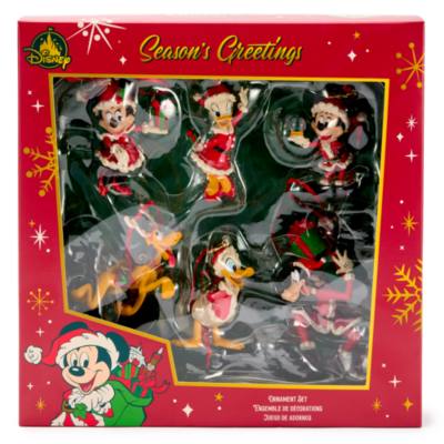 Mickey Mouse and Friends Festive Ornament Set