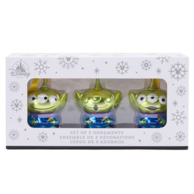 Toy Story Alien Glass Ornament Set