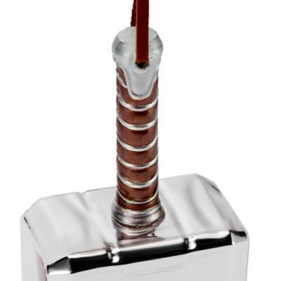 Thor's Hammer Glass Ornament