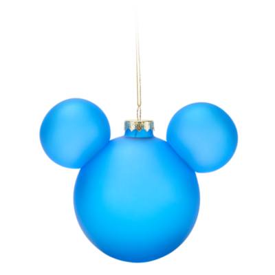 Adorno bola azul icono Mickey Mouse