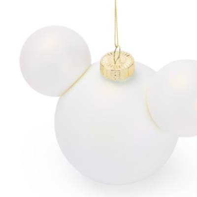 Boule d&eacute;corative nacr&eacute;e en forme de t&ecirc;te de Mickey