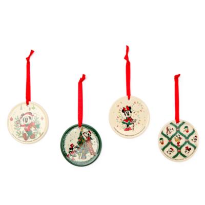 Set discos decorativos navide&ntilde;os Mickey Mouse y sus amigos