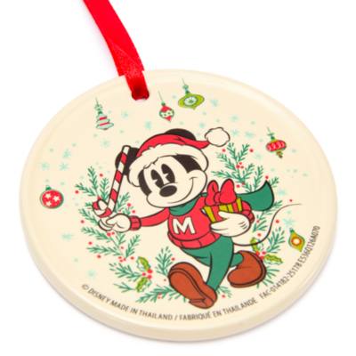 Set discos decorativos navide&ntilde;os Mickey Mouse y sus amigos