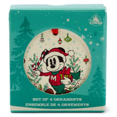 Set discos decorativos navide&ntilde;os Mickey Mouse y sus amigos