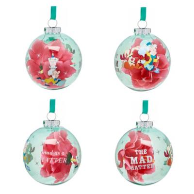 Alice in Wonderland Festive Bauble Set