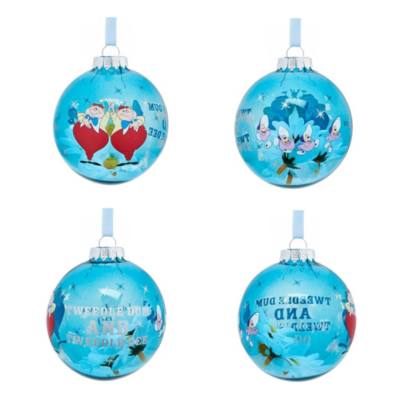 Alice in Wonderland Festive Bauble Set