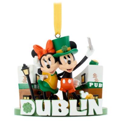 Mickey and Minnie Mouse Dublin Ornament