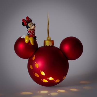 Minnie Mouse Light-Up Bauble Ornament