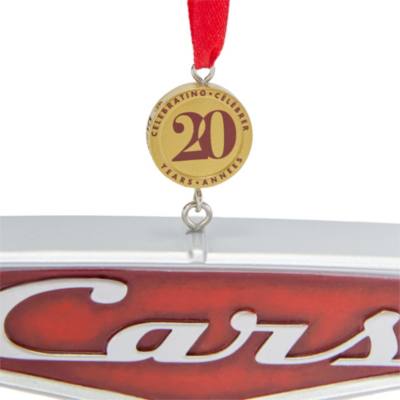 Disney Pixar Cars 20th Anniversary Logo Ornament