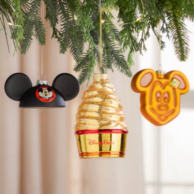Mickey Mouse Club - Mouseketeer Hut mit Ohren - Dekorationsst&uuml;ck aus Glas